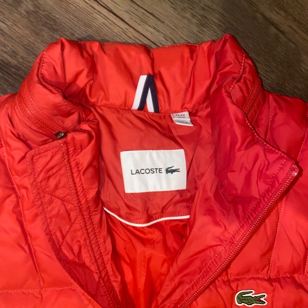 Red Lacoste Coat